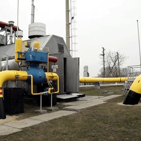Gas transmission stations